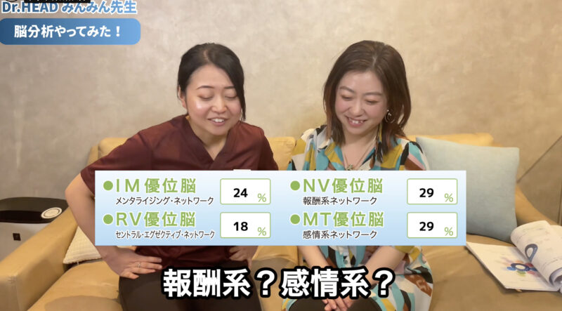 みんみん先生脳分析受けて楽に生きやすくなりました！